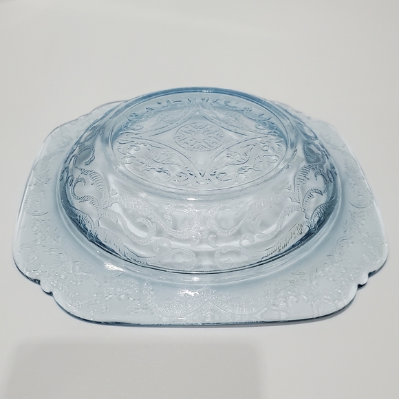 Vntg 6 7/8" "Recollection Blue" Bowl by Indiana Glass - Picture 3 of 11